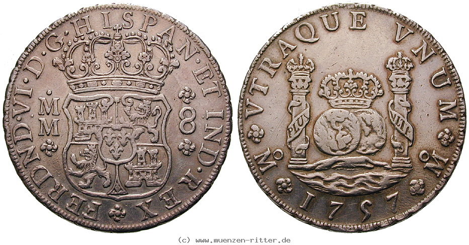 Klicken Sie auf das Bild um es auf Ihrem Rechner zu speichern mexiko-ferdinand-vi-8-reales/13017.jpg