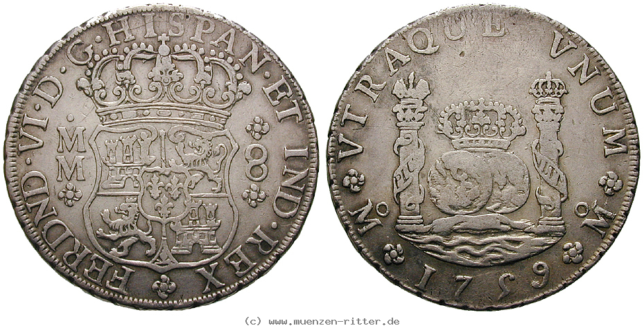 Klicken Sie auf das Bild um es auf Ihrem Rechner zu speichern mexiko-ferdinand-vi-8-reales/13019.jpg