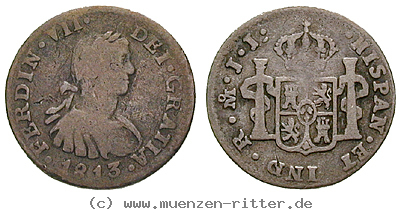 Klicken Sie auf das Bild um es auf Ihrem Rechner zu speichern mexiko-ferdinand-vii-1-2-real/13239.jpg