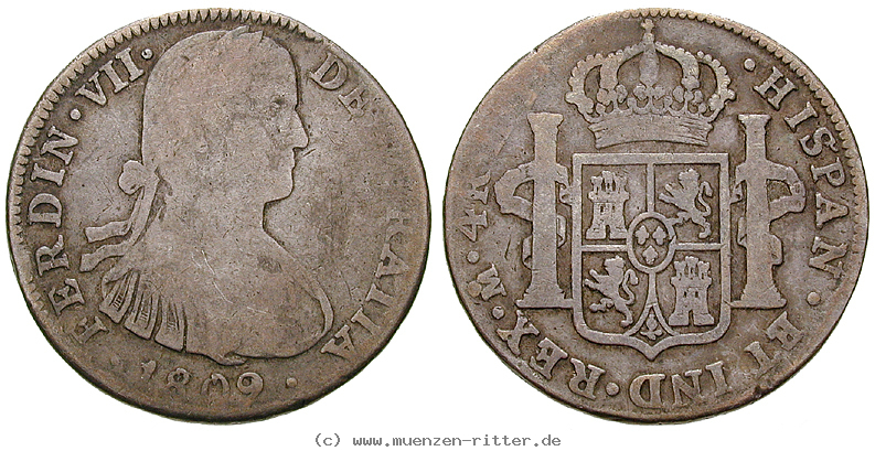 Klicken Sie auf das Bild um es auf Ihrem Rechner zu speichern mexiko-ferdinand-vii-4-reales/13235.jpg
