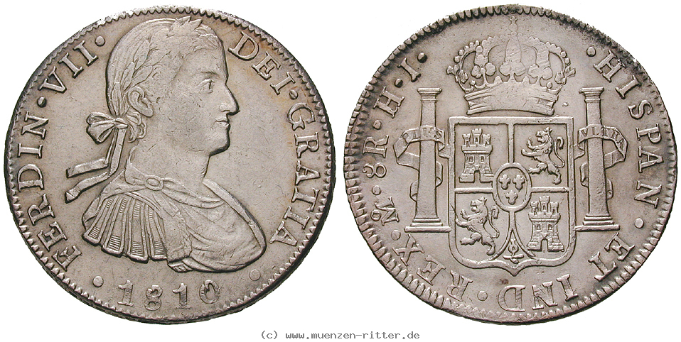 Klicken Sie auf das Bild um es auf Ihrem Rechner zu speichern mexiko-ferdinand-vii-8-reales/13222.jpg
