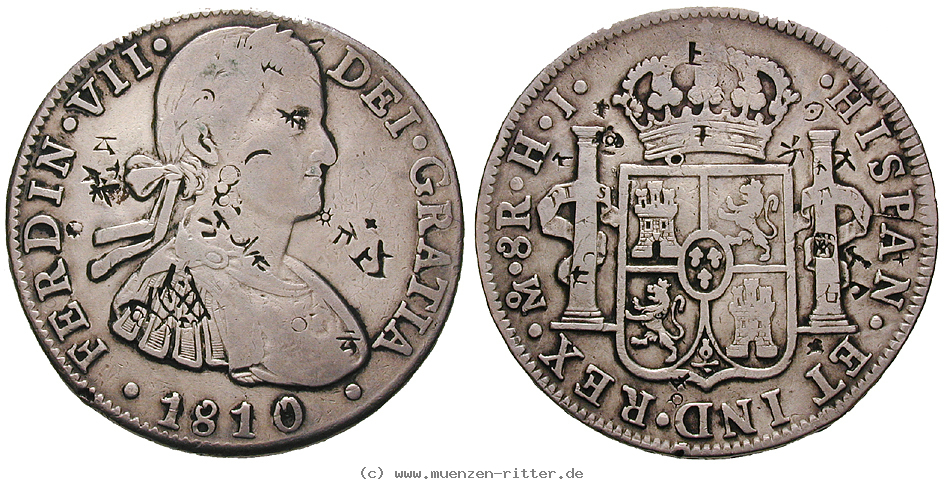 Klicken Sie auf das Bild um es auf Ihrem Rechner zu speichern mexiko-ferdinand-vii-8-reales/13223.jpg
