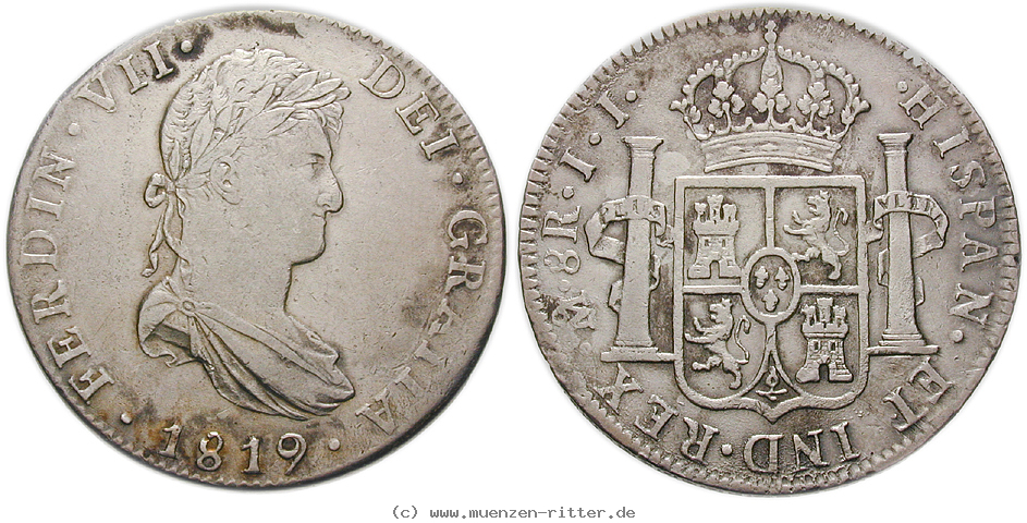 Klicken Sie auf das Bild um es auf Ihrem Rechner zu speichern mexiko-ferdinand-vii-8-reales/13231.jpg