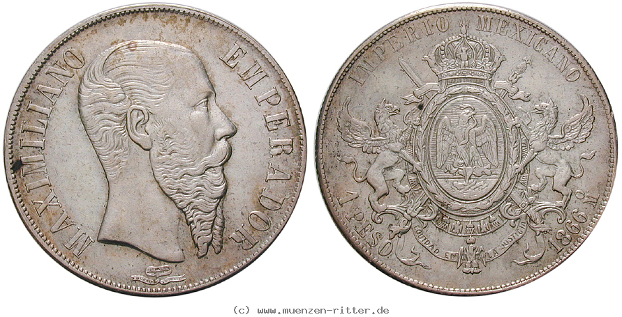 Klicken Sie auf das Bild um es auf Ihrem Rechner zu speichern mexiko-maximilian-kaiser-peso/13325.jpg