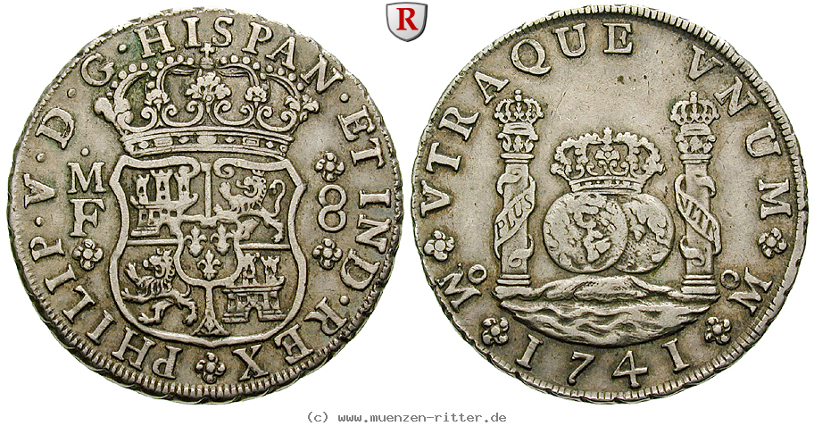 Klicken Sie auf das Bild um es auf Ihrem Rechner zu speichern mexiko-philipp-v-8-reales/52359.jpg