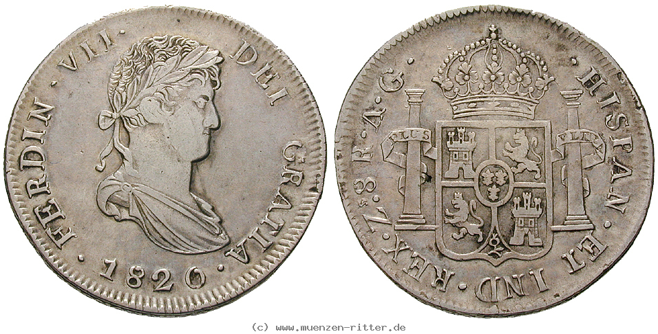 Klicken Sie auf das Bild um es auf Ihrem Rechner zu speichern mexiko-praegungen-der-royalisten-8-reales/13300.jpg