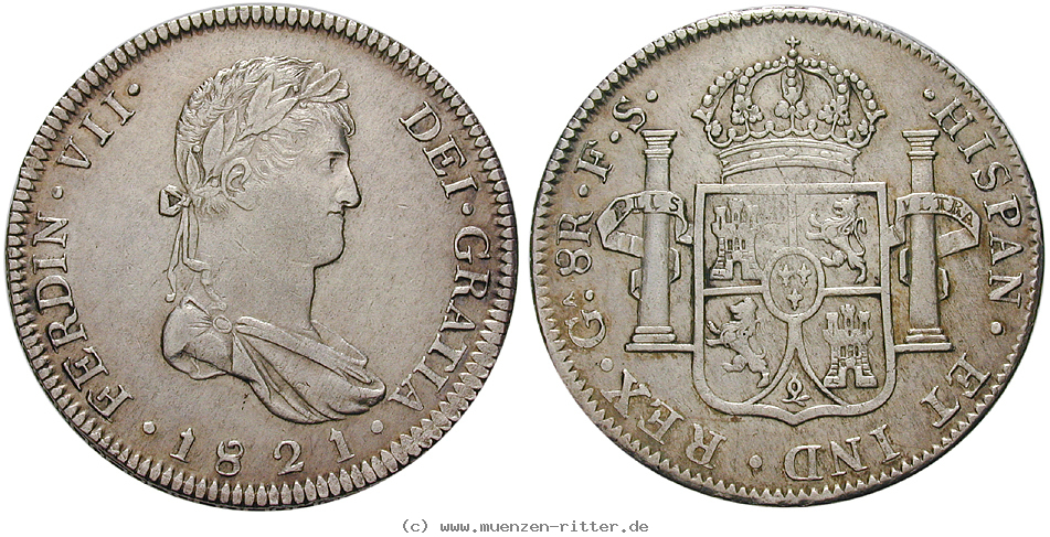 Klicken Sie auf das Bild um es auf Ihrem Rechner zu speichern mexiko-praegungen-der-royalisten-8-reales/13307.jpg
