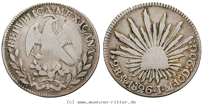 Klicken Sie auf das Bild um es auf Ihrem Rechner zu speichern mexiko-republik-2-reales/14261.jpg