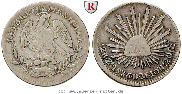 Klicken Sie auf das Bild um es auf Ihrem Rechner zu speichern mexiko-republik-2-reales/14421.jpg