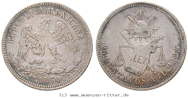 Klicken Sie auf das Bild um es auf Ihrem Rechner zu speichern mexiko-republik-25-centavos/14056.jpg