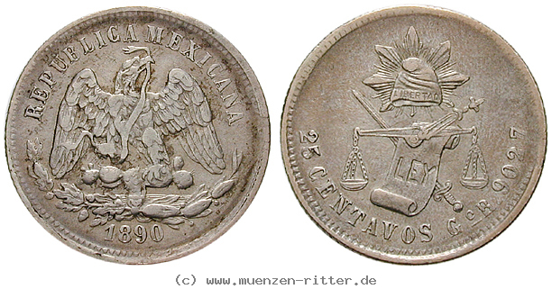 Klicken Sie auf das Bild um es auf Ihrem Rechner zu speichern mexiko-republik-25-centavos/14121.jpg