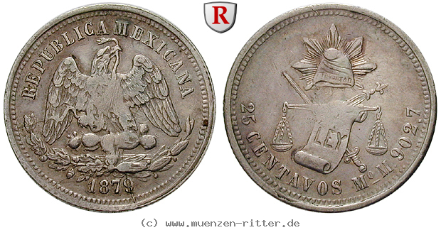 Klicken Sie auf das Bild um es auf Ihrem Rechner zu speichern mexiko-republik-25-centavos/14250.jpg