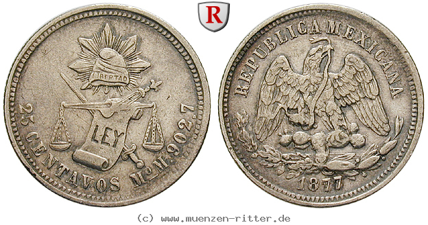 Klicken Sie auf das Bild um es auf Ihrem Rechner zu speichern mexiko-republik-25-centavos/61672.jpg