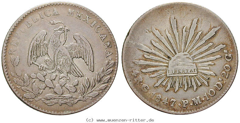 Klicken Sie auf das Bild um es auf Ihrem Rechner zu speichern mexiko-republik-4-reales/14138.jpg