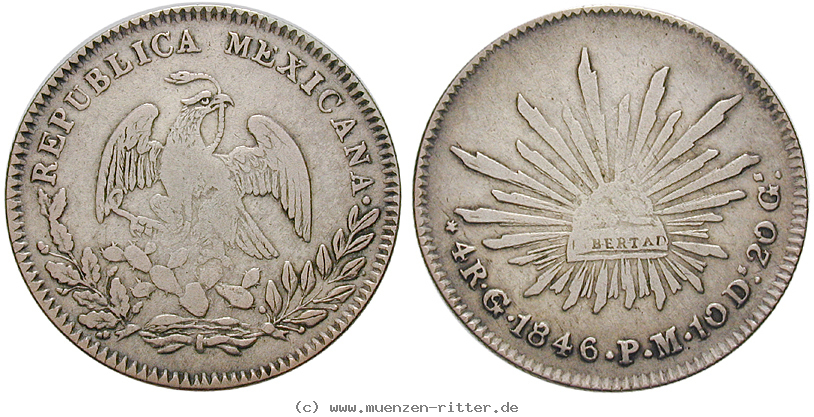 Klicken Sie auf das Bild um es auf Ihrem Rechner zu speichern mexiko-republik-4-reales/14141.jpg