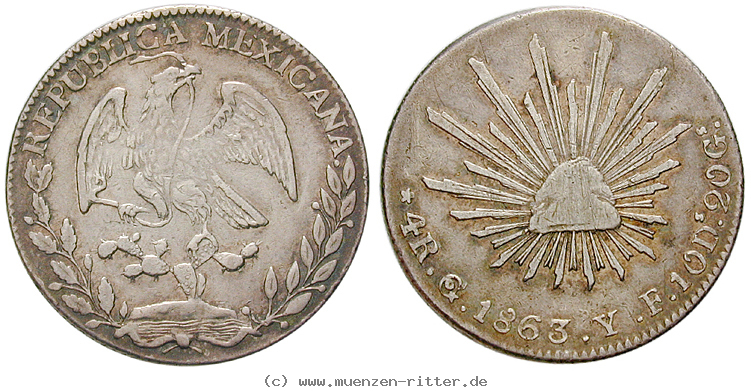 Klicken Sie auf das Bild um es auf Ihrem Rechner zu speichern mexiko-republik-4-reales/14144.jpg