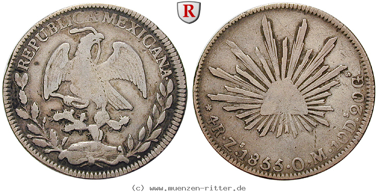Klicken Sie auf das Bild um es auf Ihrem Rechner zu speichern mexiko-republik-4-reales/14419.jpg