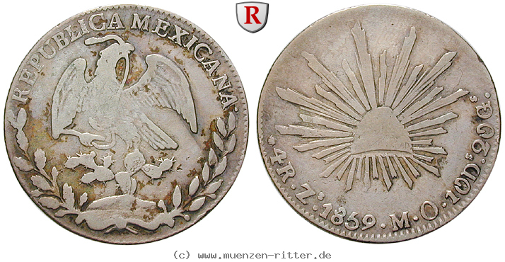 Klicken Sie auf das Bild um es auf Ihrem Rechner zu speichern mexiko-republik-4-reales/14420.jpg