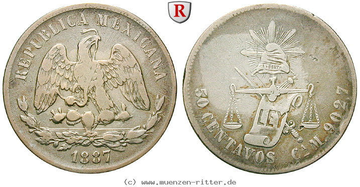 Klicken Sie auf das Bild um es auf Ihrem Rechner zu speichern mexiko-republik-50-centavos/13935.jpg