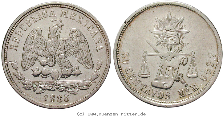 Klicken Sie auf das Bild um es auf Ihrem Rechner zu speichern mexiko-republik-50-centavos/14246.jpg