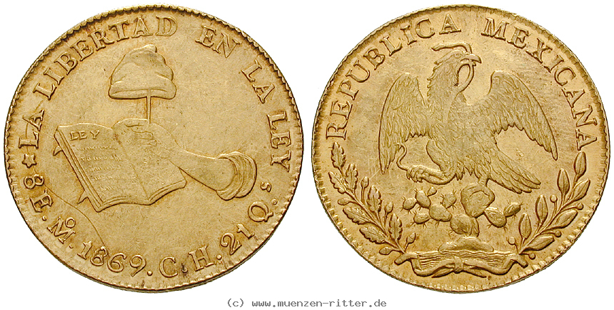 Klicken Sie auf das Bild um es auf Ihrem Rechner zu speichern mexiko-republik-8-escudos/18338.jpg