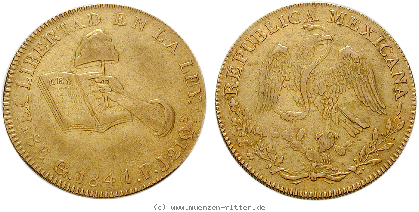 Klicken Sie auf das Bild um es auf Ihrem Rechner zu speichern mexiko-republik-8-escudos/20722.jpg