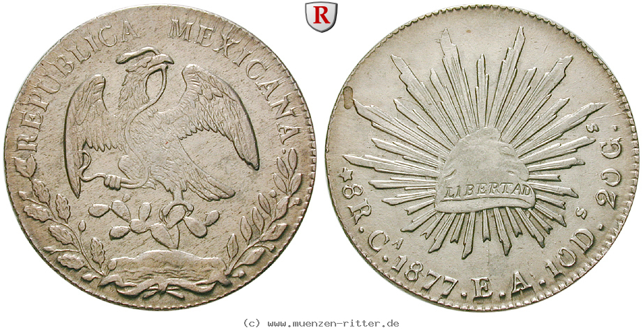 Klicken Sie auf das Bild um es auf Ihrem Rechner zu speichern mexiko-republik-8-reales/13917.jpg