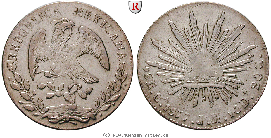 Klicken Sie auf das Bild um es auf Ihrem Rechner zu speichern mexiko-republik-8-reales/13920.jpg