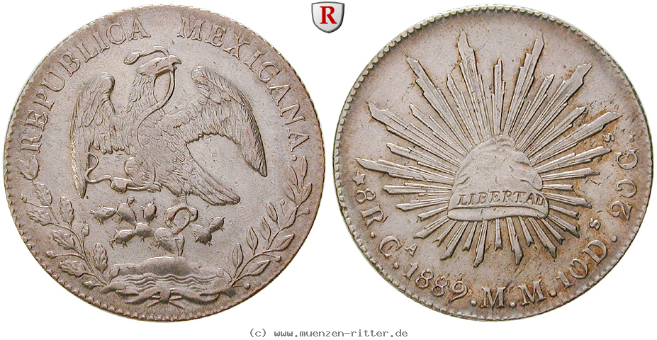 Klicken Sie auf das Bild um es auf Ihrem Rechner zu speichern mexiko-republik-8-reales/13926.jpg