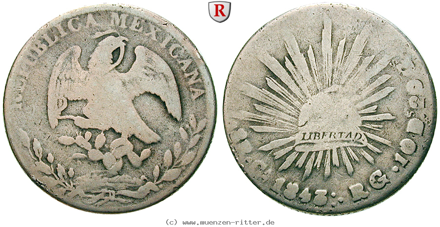 Klicken Sie auf das Bild um es auf Ihrem Rechner zu speichern mexiko-republik-8-reales/13940.jpg