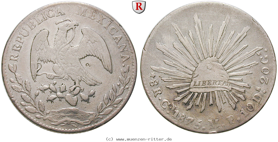 Klicken Sie auf das Bild um es auf Ihrem Rechner zu speichern mexiko-republik-8-reales/13947.jpg