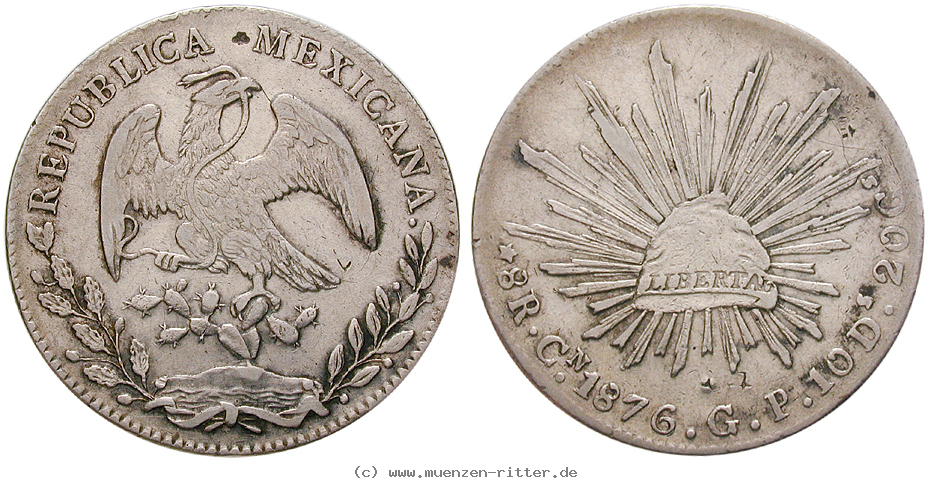 Klicken Sie auf das Bild um es auf Ihrem Rechner zu speichern mexiko-republik-8-reales/13948.jpg