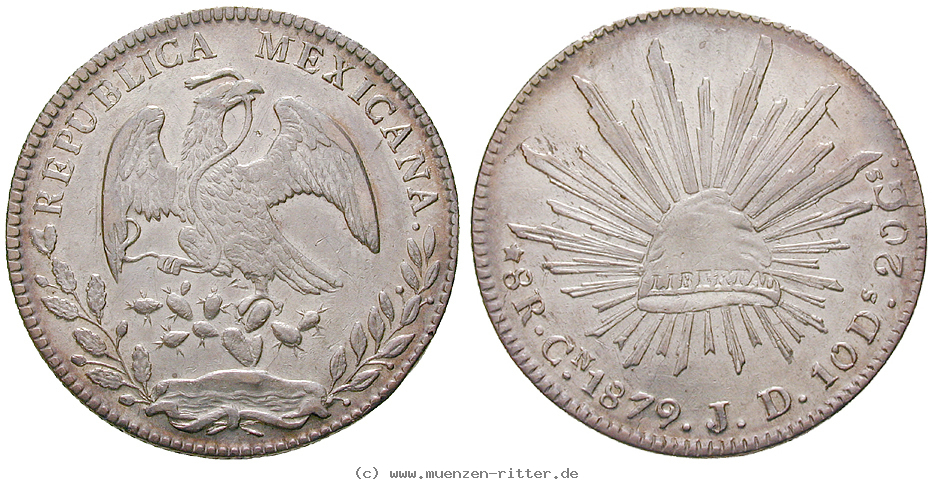 Klicken Sie auf das Bild um es auf Ihrem Rechner zu speichern mexiko-republik-8-reales/13952.jpg