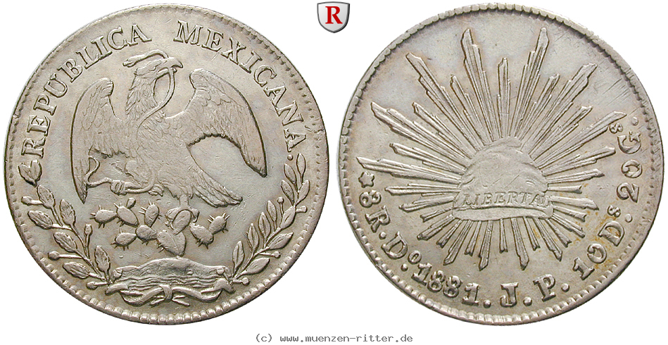Klicken Sie auf das Bild um es auf Ihrem Rechner zu speichern mexiko-republik-8-reales/13997.jpg