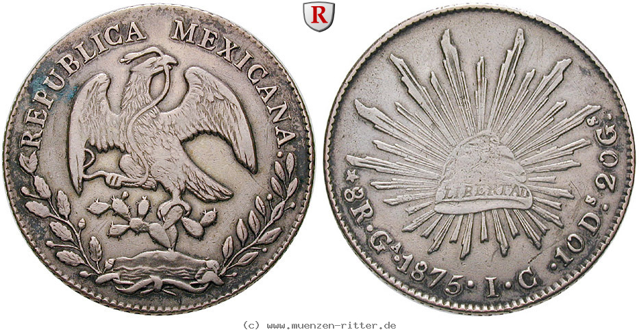 Klicken Sie auf das Bild um es auf Ihrem Rechner zu speichern mexiko-republik-8-reales/14016.jpg