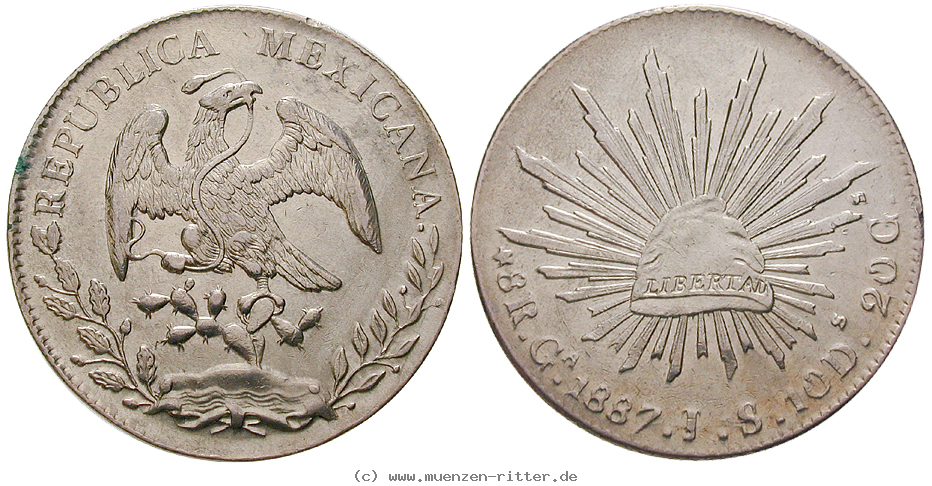 Klicken Sie auf das Bild um es auf Ihrem Rechner zu speichern mexiko-republik-8-reales/14023.jpg