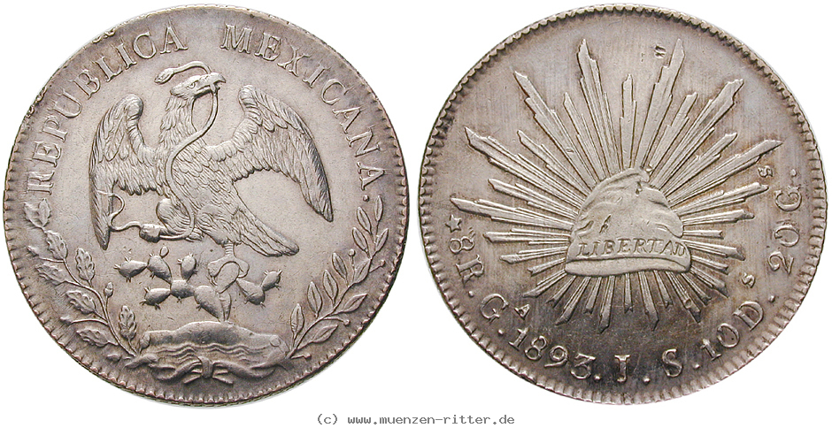Klicken Sie auf das Bild um es auf Ihrem Rechner zu speichern mexiko-republik-8-reales/14025.jpg
