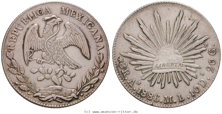 Klicken Sie auf das Bild um es auf Ihrem Rechner zu speichern mexiko-republik-8-reales/14048.jpg