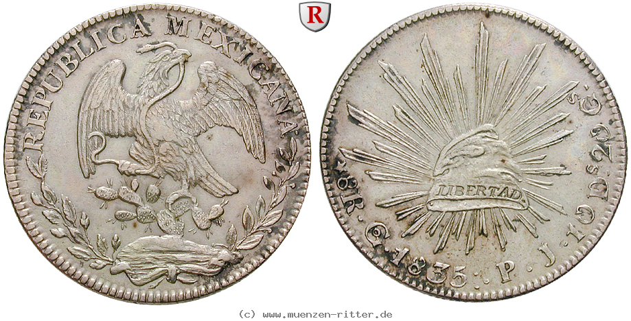Klicken Sie auf das Bild um es auf Ihrem Rechner zu speichern mexiko-republik-8-reales/14068.jpg