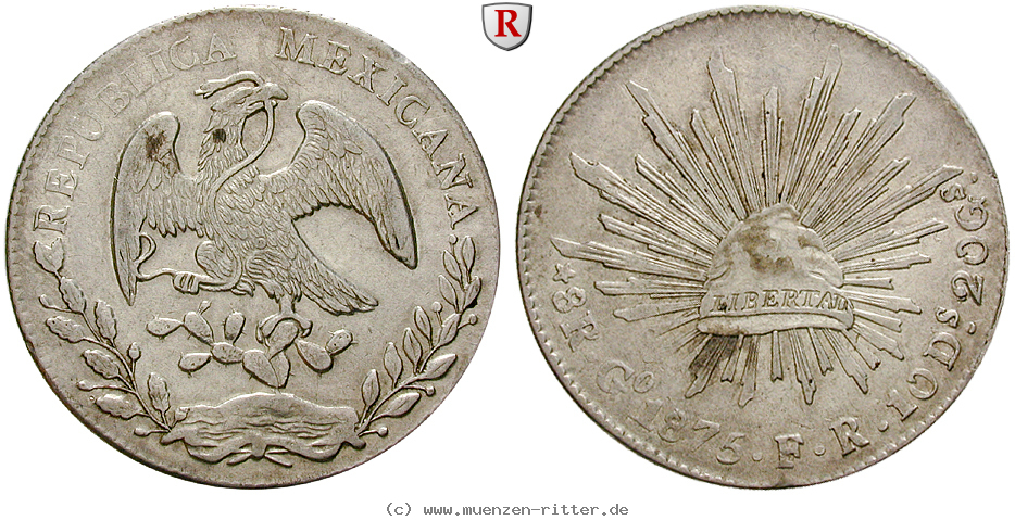 Klicken Sie auf das Bild um es auf Ihrem Rechner zu speichern mexiko-republik-8-reales/14089.jpg