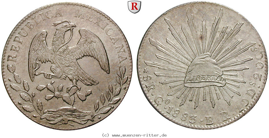 Klicken Sie auf das Bild um es auf Ihrem Rechner zu speichern mexiko-republik-8-reales/14097.jpg