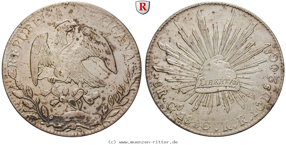 Klicken Sie auf das Bild um es auf Ihrem Rechner zu speichern mexiko-republik-8-reales/14100.jpg