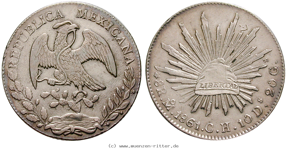 Klicken Sie auf das Bild um es auf Ihrem Rechner zu speichern mexiko-republik-8-reales/14177.jpg