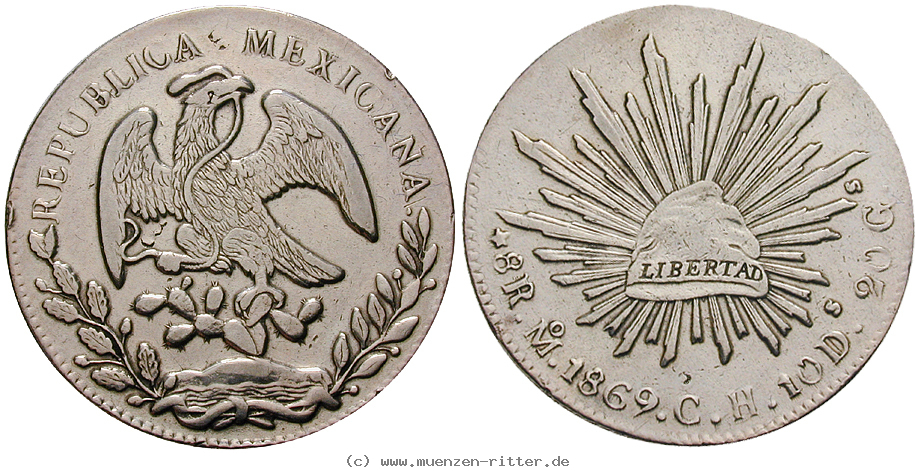 Klicken Sie auf das Bild um es auf Ihrem Rechner zu speichern mexiko-republik-8-reales/14184.jpg