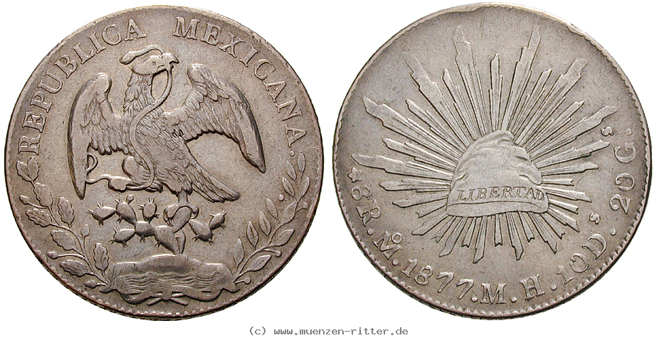 Klicken Sie auf das Bild um es auf Ihrem Rechner zu speichern mexiko-republik-8-reales/14189.jpg