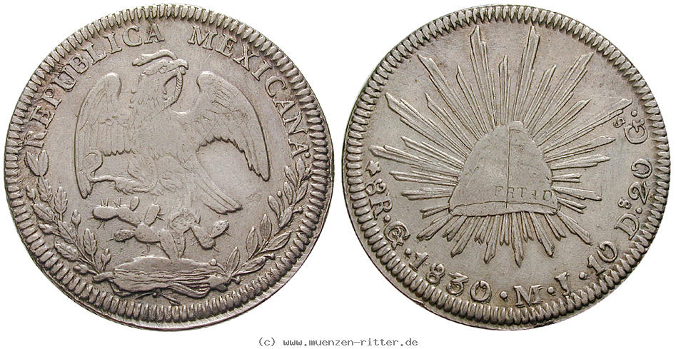 Klicken Sie auf das Bild um es auf Ihrem Rechner zu speichern mexiko-republik-8-reales/14277.jpg