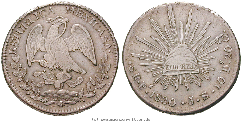Klicken Sie auf das Bild um es auf Ihrem Rechner zu speichern mexiko-republik-8-reales/14280.jpg