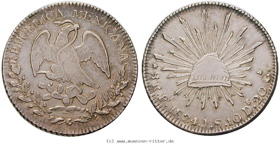 Klicken Sie auf das Bild um es auf Ihrem Rechner zu speichern mexiko-republik-8-reales/14283.jpg