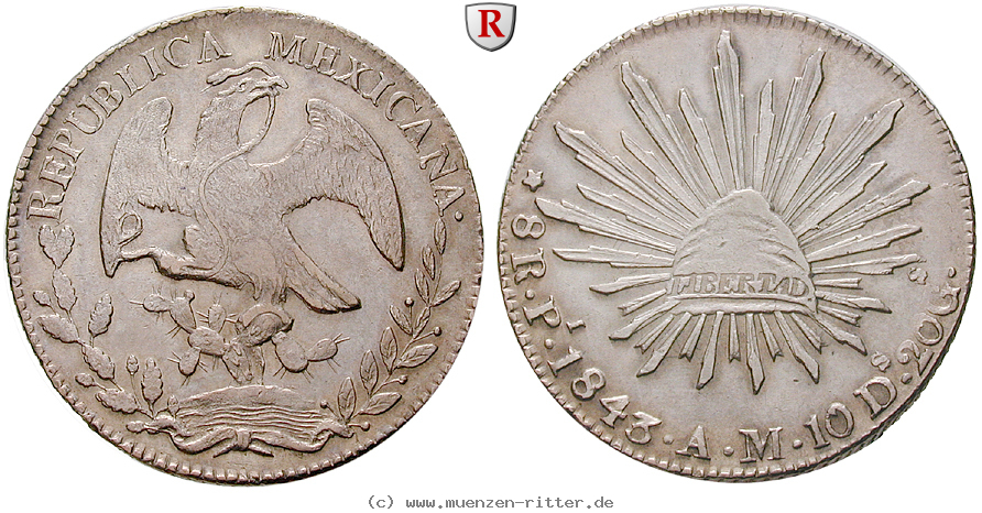 Klicken Sie auf das Bild um es auf Ihrem Rechner zu speichern mexiko-republik-8-reales/14286.jpg