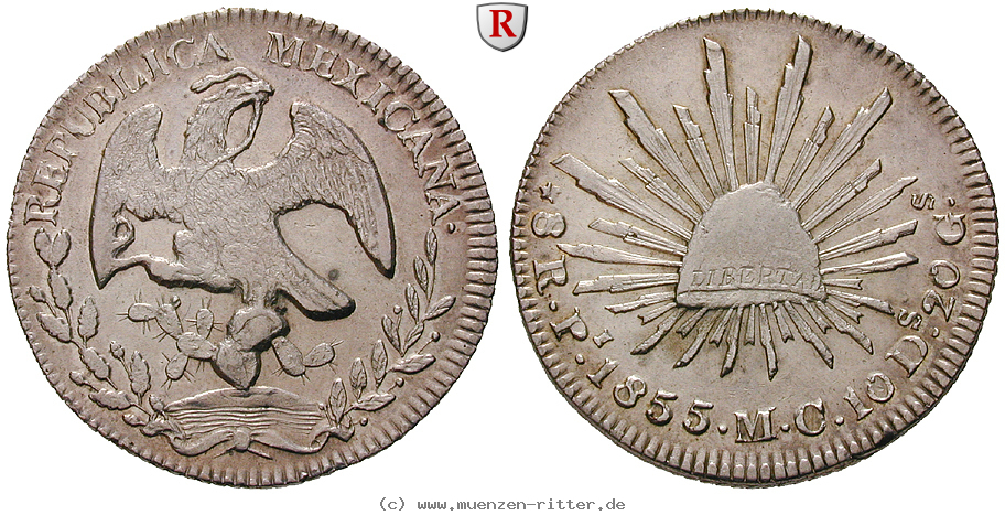 Klicken Sie auf das Bild um es auf Ihrem Rechner zu speichern mexiko-republik-8-reales/14289.jpg